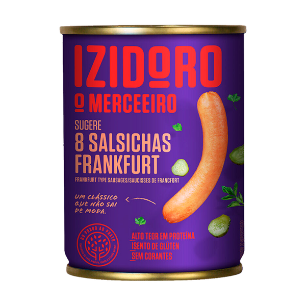 Salsicha Izidoro Lata 4 Pares (Cx12)
