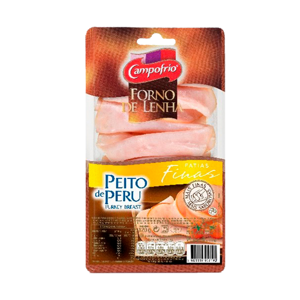 Campofrio Jamón Horno De Leña Pechuga De Pavo 110Grs (Cx8)