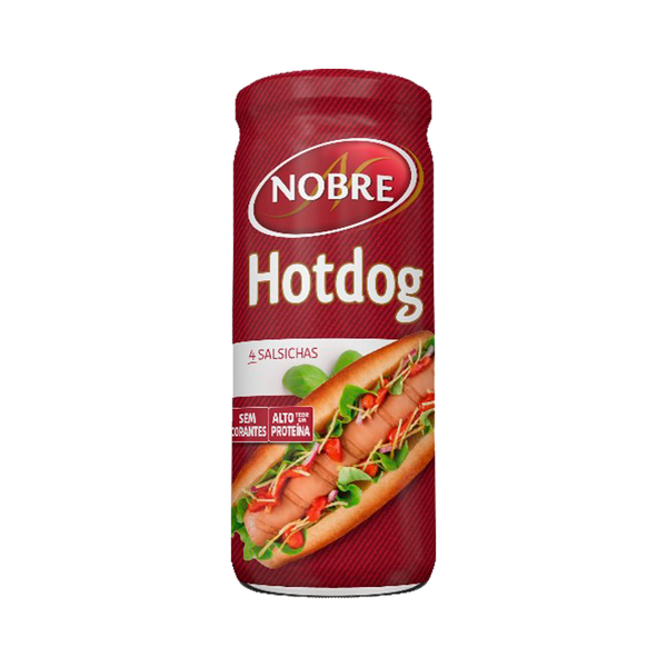 Salsicha Nobre Hotdog Fran 4Und (Cx6)