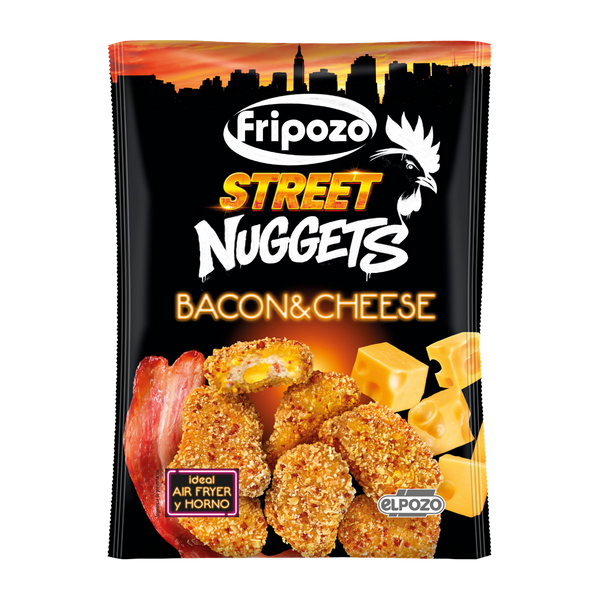 Fripozo Street Nuggets Bacon & Cheese Cong. 250Grs (Cx15)