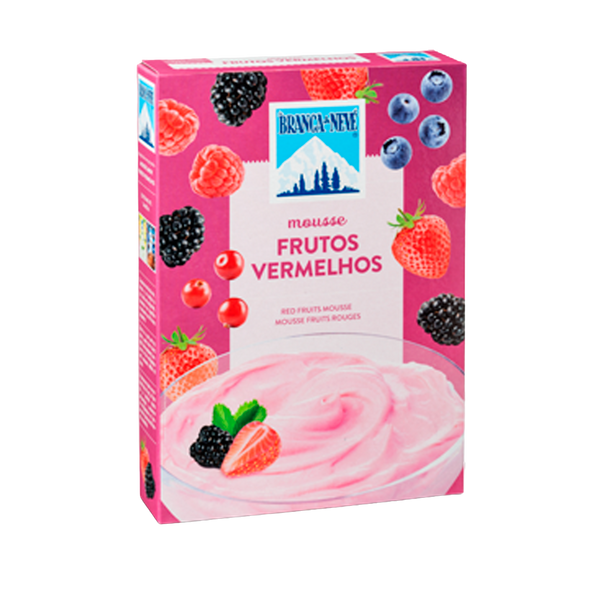 Mousse Frutos Vermelhos Branca De Neve 116Grs (Cx6)