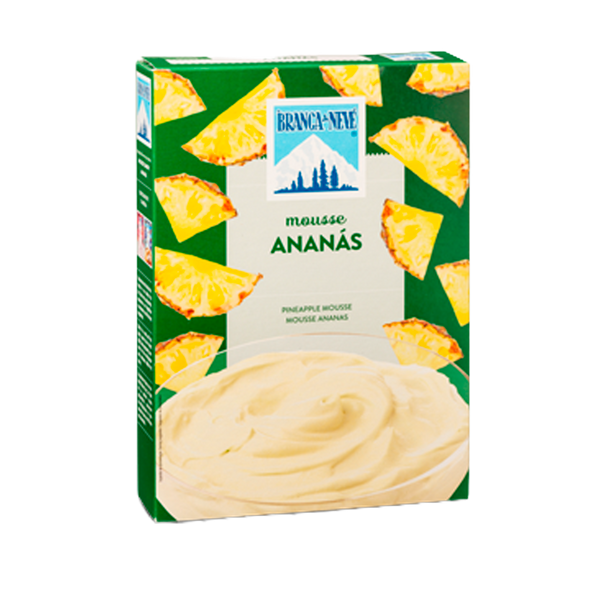 Mousse Ananas Branca De Neve 110Grs (Cx6)