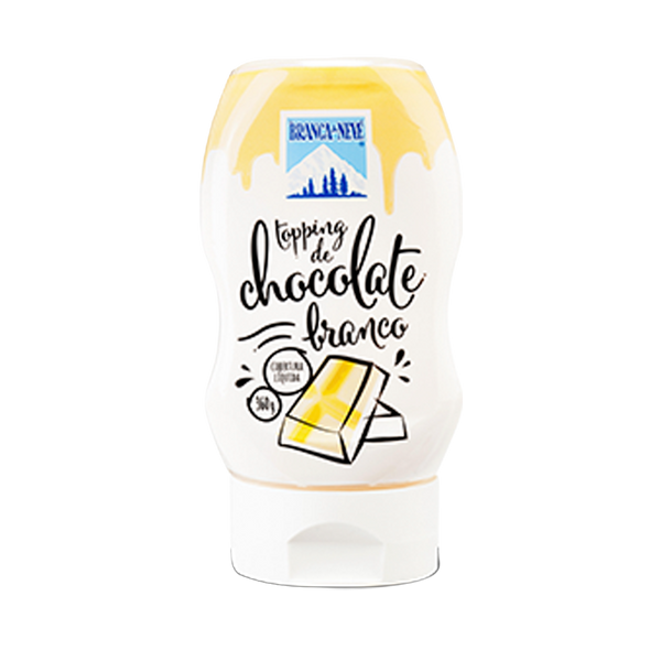 Topping Chocolate Branco Branca De Neve 360Grs (Cx10)