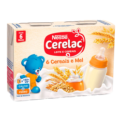 Cerelac 6 Cereais E Mel 2X200Grs (Cx6)