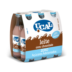 Leite C/ Chocolate Ucal Zero Açucar 250Ml (Cx24)