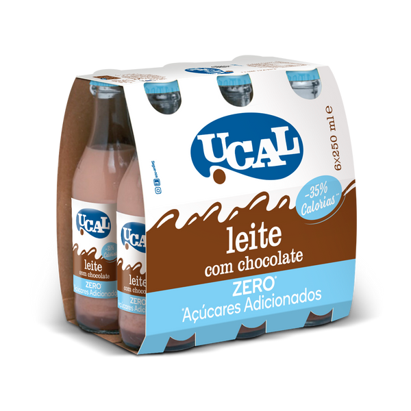 Leite C/ Chocolate Ucal Zero Açucar 250Ml (Cx24)