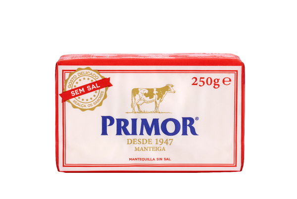 Manteiga Primor S/Sal 250Grs (Cx20)