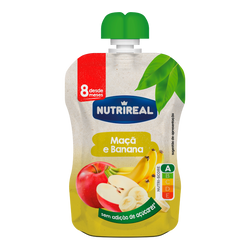 Nutrireal Bolsa De Fruta Maçã E Banana 90G