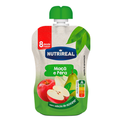 Nutrireal Bolsa De Fruta Maçã E Pera 90G