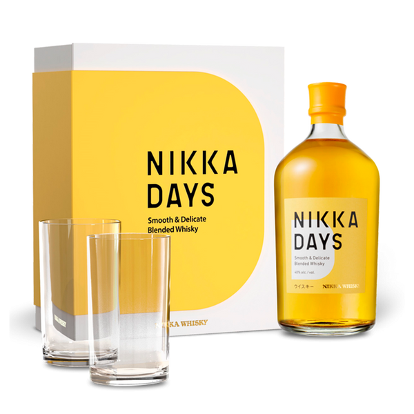 Pack 1 Grf Whisky Nikka Days 70Cl 40º (Cx6) + 2 Copos