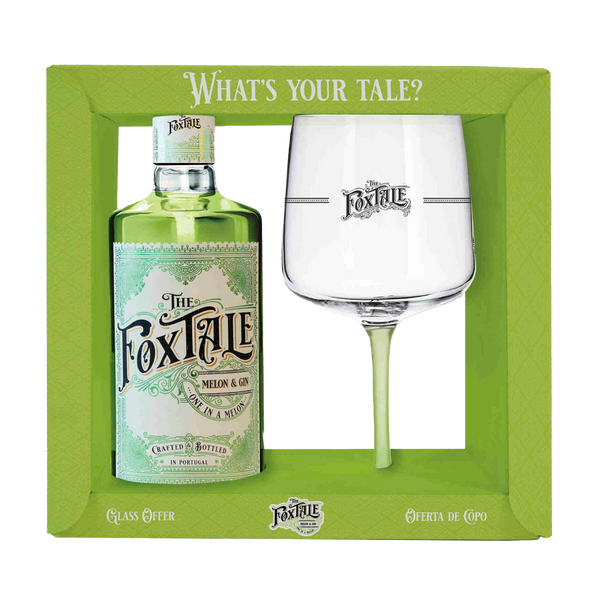 Pack 1 Gin Foxtale Melon 37.5º 70Cl + 1 Copo