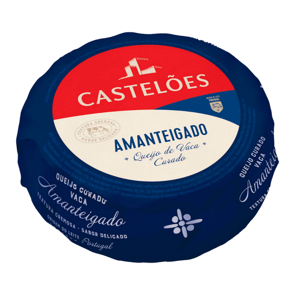 Queijo Amanteigado Pequeno Castelões +/- 500G (Cx6Und)