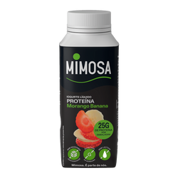 Iogurte Liq. Proteina Mimosa Morango/Banana 250Ml (Cx24)