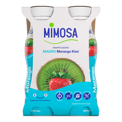 Iogurte Liq. Mimosa Magros Morango/Kiwi 4X151Ml (Cx6Pack)