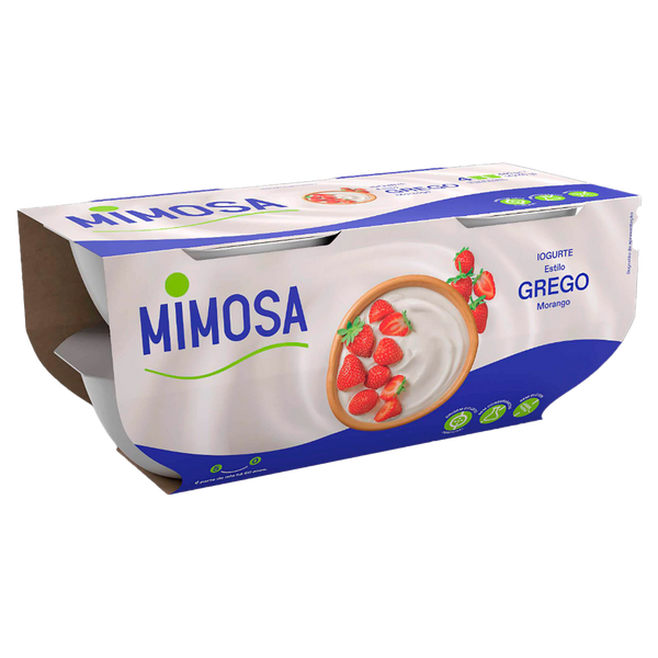 Iogurte Grego Mimosa Aroma Morango 4X110Grs (Cx6Pack)