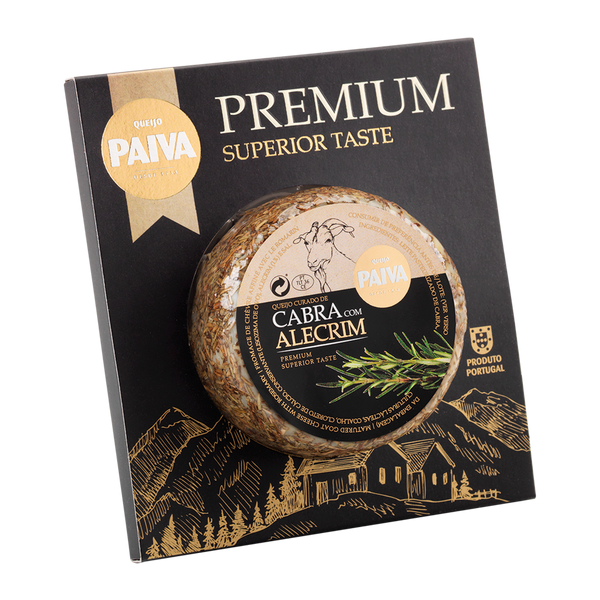 Queijo Cabra Paiva Premium Com Alecrim 190Grs (Cx9)