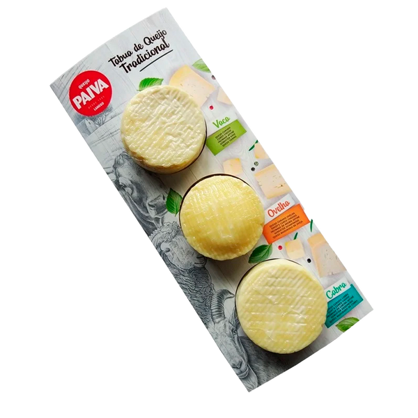 Tabua Queijo Regional Paiva (Vaca / Cabra / Ovelha) 3 X 80Gr