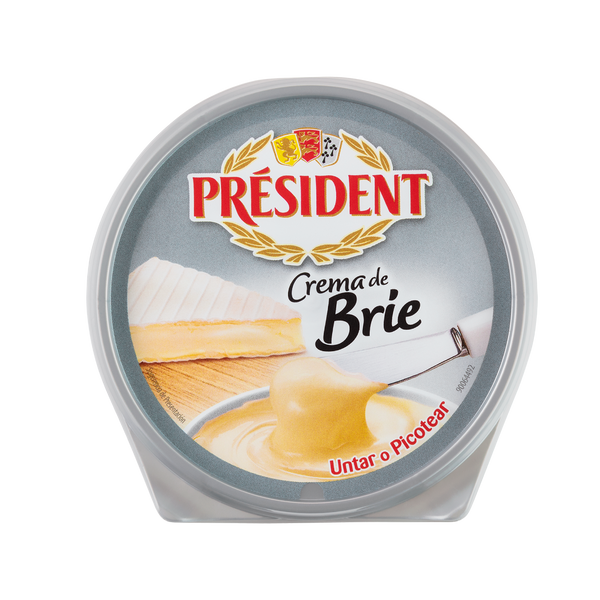 Queijo Creme Brie President 55% 125Grs (Cx8)