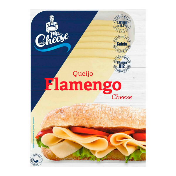 Queijo Fatiado Flamengo Mr Cheese 150Grs (Cx12Und)