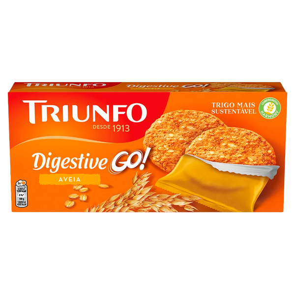 Bolacha Triunfo Digestive Go Aveia 171Gr (Cx14)