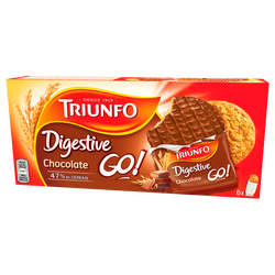 Bolacha Triunfo Digestive Go Chocolate 195Grs (Cx 14 Pct)