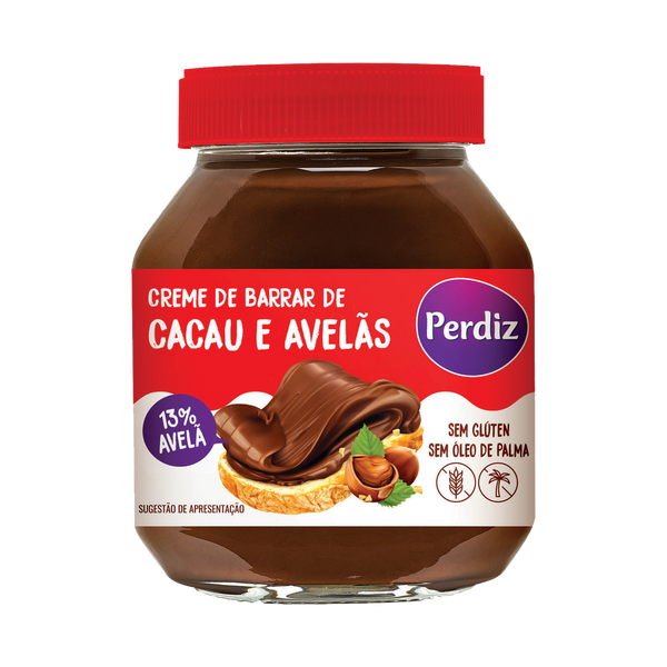 Perdiz Creme De Cacau E Avelãs 350Grs (Cx12)