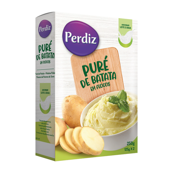 Perdiz Pure De Batata Caixa 250Grs (2X125Grs) (Cx6)