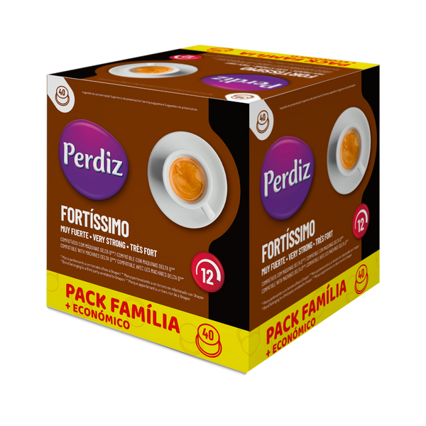 Perdiz Cápsulas De Café Compt. Deltaq Fortissimo Cx40