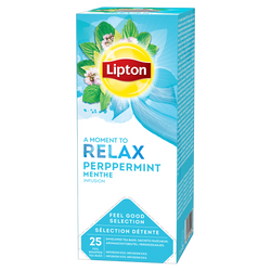 Lipton Peppermint Menta 25 Saq.X6 Und