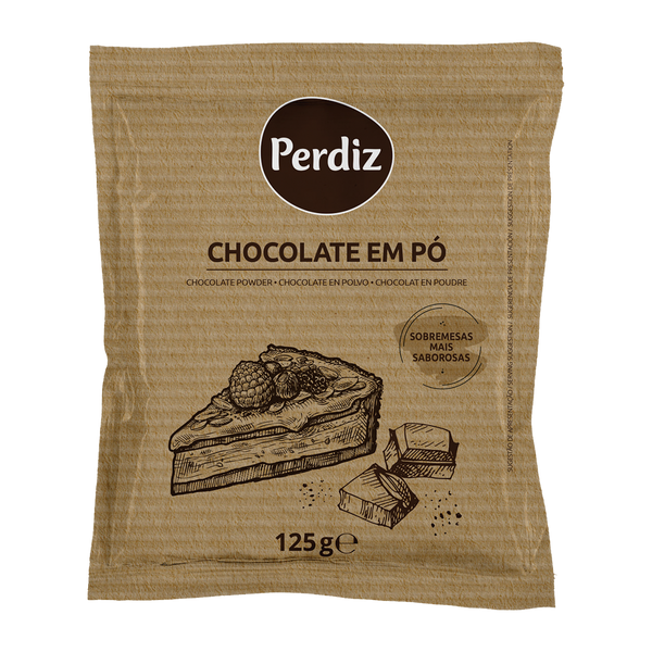 Perdiz Chocolate Em Pó 125Grs (Cx12)