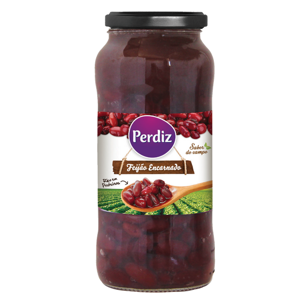 Perdiz Feijão Encarnado Frasco 540Gr