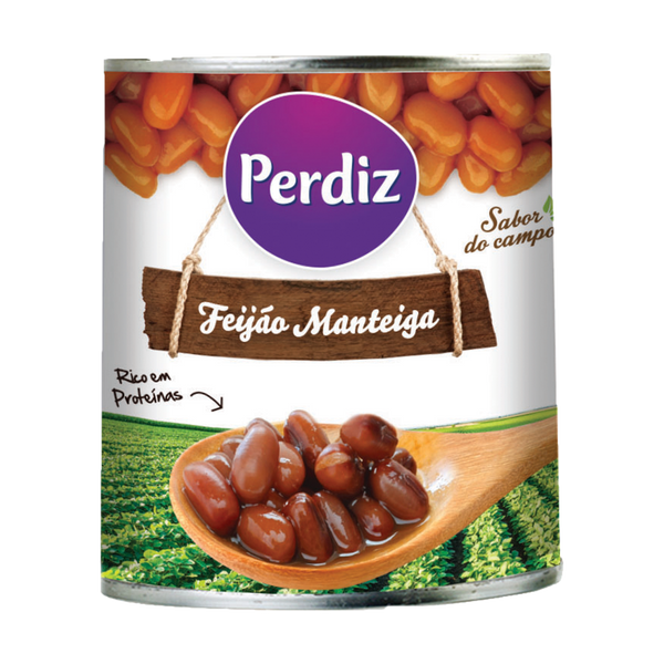 Perdiz Feijão Manteiga Lata 820Gr (Cx12)