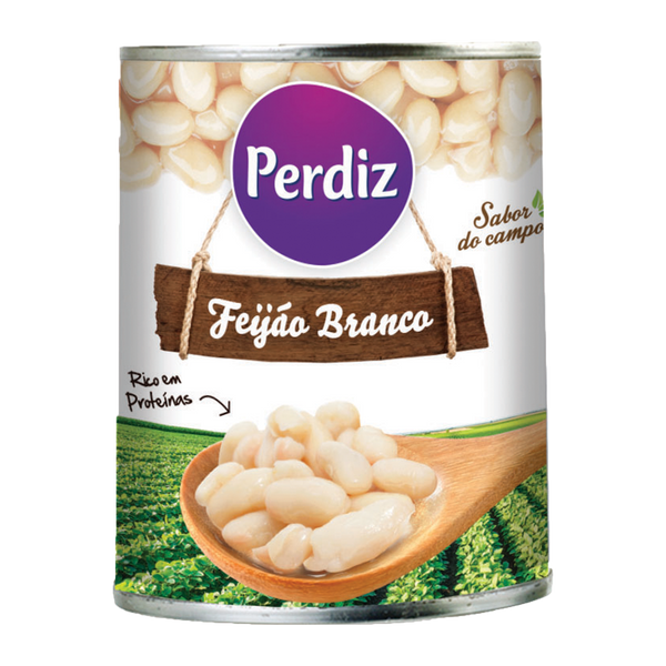 Perdiz Feijão Branco Lata 425Gr (Cx12)