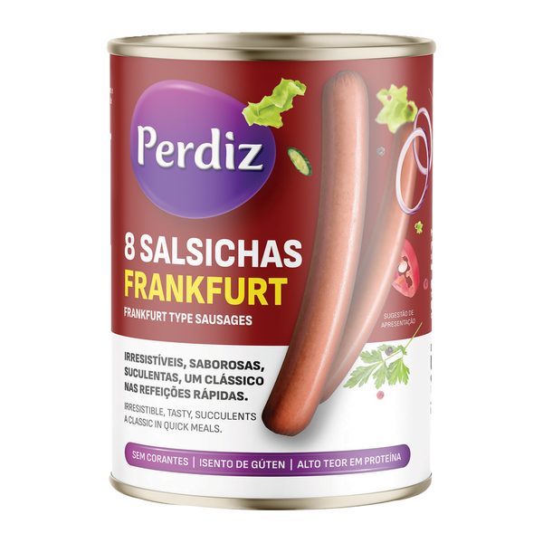 Perdiz Salsichas Frankfurt 8Und (Cx12)