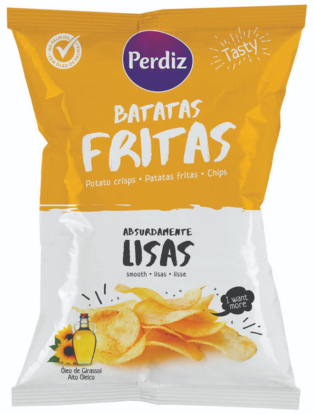 Perdiz Batatas Fritas Lisas 150Grs (Cx16)