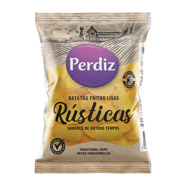 Perdiz Batata Frita Lisa Rustica Pct 150Grs (Cx20)