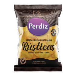 Perdiz Batata Frita Ondulada Rustica Pct 150Grs (Cx20)