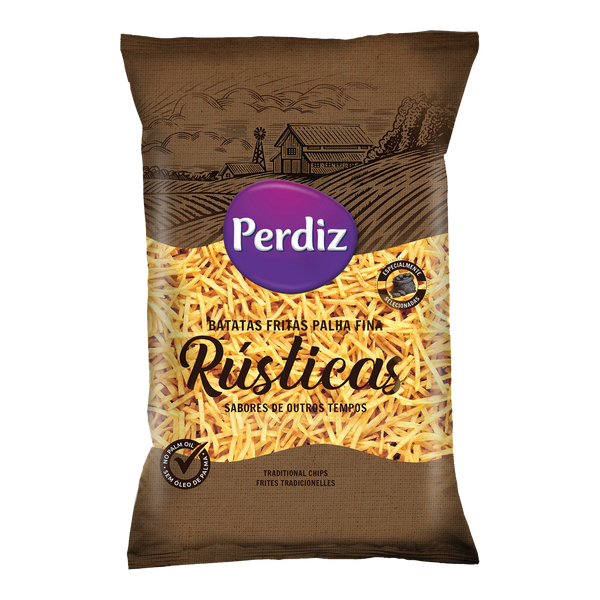 Perdiz Batata Frita Palha Fina Rusticas Pct 1Kg (Cx6)