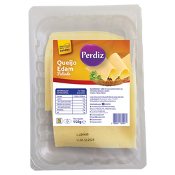 Perdiz Queijo Edam Fatiado Emb 150Grs (Cx12)