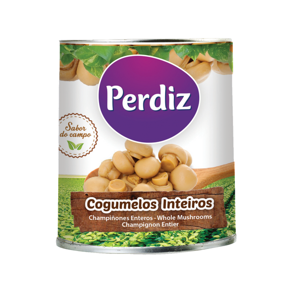 Perdiz Cogumelos Inteiros Lata 185Gr (Cx24)