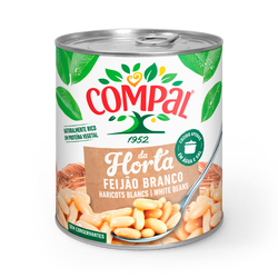 Compal Feijão Branco Lata 845Gr (Cx6)