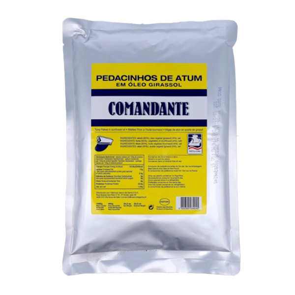 Comandante Atum Em Oleo Vegetal Pedaços Bolsa 1Kilo