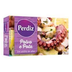 Perdiz Polvo E Pota Em Molho De Alho 120Grs (Pack10Und)