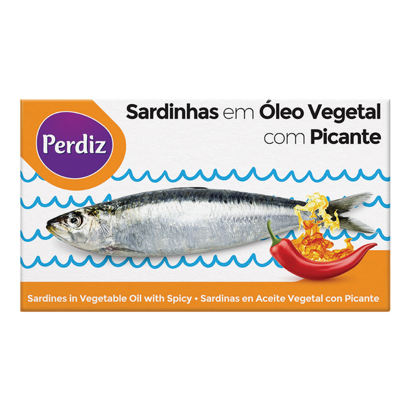 Perdiz Sardinha Em Oleo C/ Picante 120Grs/Cx 100