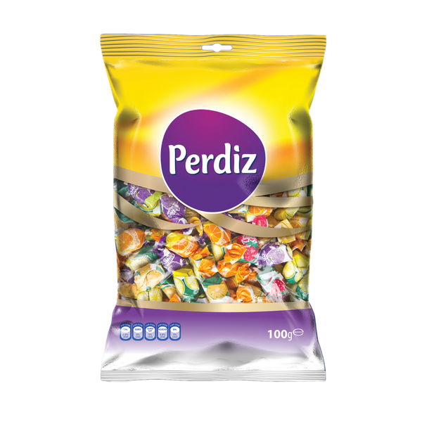 Perdiz Rebuçados Fruta Recheados 100Gr (Cx20)