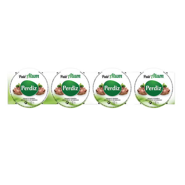 Perdiz Paté De Atum 22 Grs X 4 Und (Cx 24 Pack)