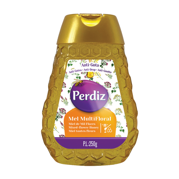 Perdiz Mel Multifloral Pet Antigota 250Grs (Cx12)
