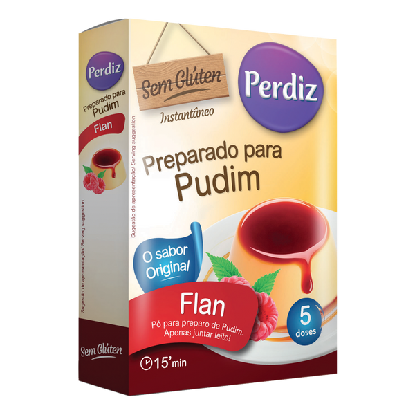 Perdiz Preparado Pudim De Flan 80Grs (Cx15)