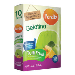 Perdiz Tutti Fruti Gelatina 2 Pc X 85 Grs (Cx 13)