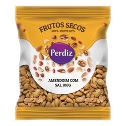 Perdiz F.Secos Amendoim C/Sal  100Grs (Cx10)